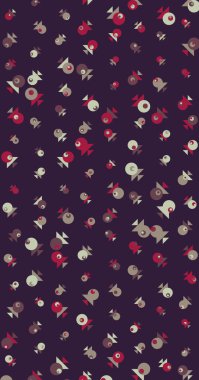 soyut renkli yarım tonlu noktalar üretken sanat arkaplan çizimleri