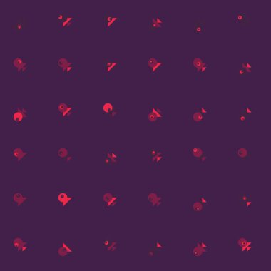 Soyut Renk Yarım Tonlama Noktaları üretken sanat arkaplanı çizimi