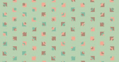 soyut renkli yarım tonlu noktalar üretken sanat arkaplan çizimleri