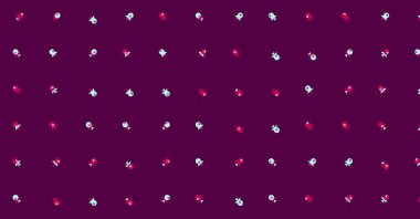 Soyut Renk Yarım Tonlama Noktaları üretken sanat arkaplanı çizimi