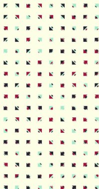 Çoklu üçgenden yapılmış ok şekilli dikey vektör şablonu. Düz arkaplan ile üretken sanat 