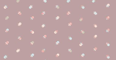 Soyut Renk Yarım Tonlama Noktaları üretken sanat arkaplanı çizimi