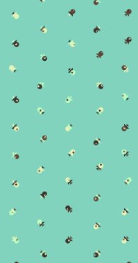 Soyut Renkli Yarım Tonlu Noktalar, Üretken sanat arkaplan çizimi