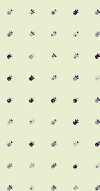 Soyut Renkli Yarım Tonlu Noktalar, Üretken sanat arkaplan çizimi