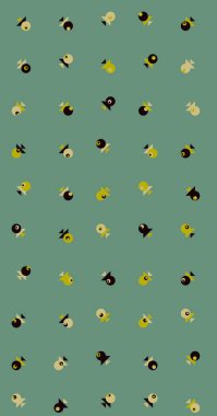 Soyut Renk Yarım Tonlama Noktaları üretken sanat arkaplanı çizimi