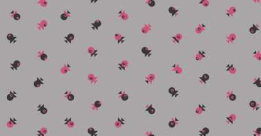 Soyut Renk Yarım Tonlama Noktaları üretken sanat arkaplanı çizimi