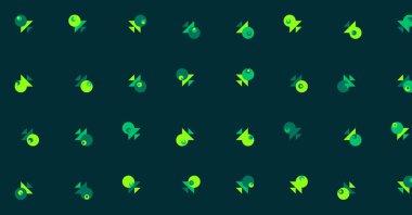 Soyut Renk Yarım Tonlama Noktaları üretken sanat arkaplanı çizimi