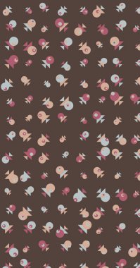 soyut renkli yarım tonlu noktalar üretken sanat arkaplan çizimleri