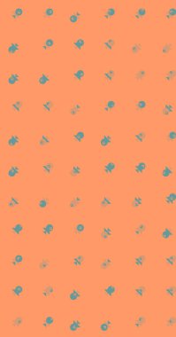 Soyut Renk Yarım Tonlama Noktaları üretken sanat arkaplanı çizimi