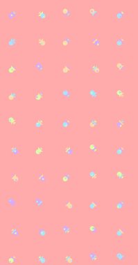 Soyut Renk Yarım Tonlama Noktaları üretken sanat arkaplanı çizimi