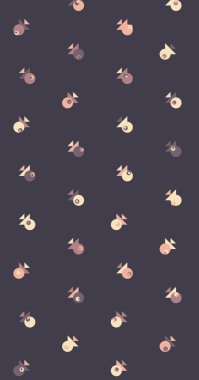 Soyut Renk Yarım Tonlama Noktaları, Üretken sanat arkaplanı çizimi