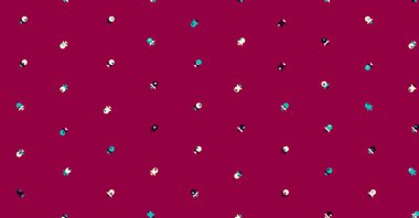 Soyut Renk Yarım Tonlama Noktaları, Üretken sanat arkaplanı çizimi