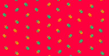 Soyut Renk Yarım Tonlama Noktaları, Üretken sanat arkaplanı çizimi