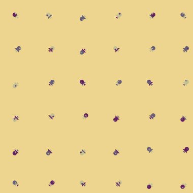 Soyut Renkli Yarım Tonlu Noktalar, Üretken sanat arkaplan çizimi