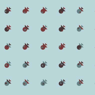 Soyut Renkli Yarım Tonlu Noktalar, Üretken sanat arkaplan çizimi