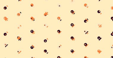 Soyut Renk Yarım Tonlama Noktaları, Üretken sanat arkaplanı çizimi