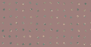 soyut renkli yarım tonlu noktalar üretken sanat arkaplan çizimleri