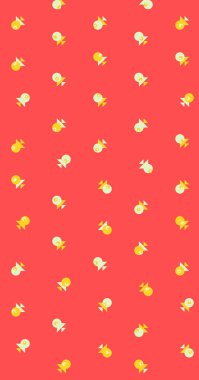 Soyut Renkli Yarım Tonlu Noktalar, Üretken sanat arkaplan çizimi