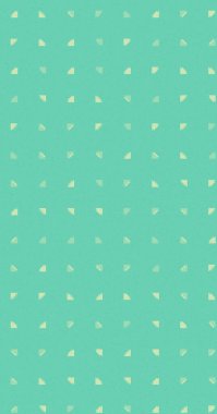 Renkli üçgenlerden yapılmış yerli görünümlü şekillerin vektör şablonu. Basit arkaplanı olan üretken sanat  