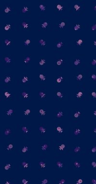 Soyut Renk Yarım Tonlama Noktaları, Üretken sanat arkaplanı çizimi