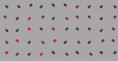 Soyut Renk Yarım Tonlama Noktaları üretken sanat arkaplanı çizimi