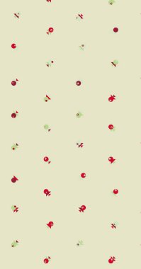 Soyut Renkli Yarım Tonlu Noktalar, Üretken sanat arkaplan çizimi