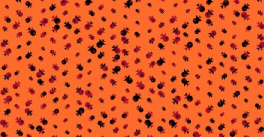 soyut renkli yarım tonlu noktalar üretken sanat arkaplan çizimleri