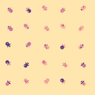 Soyut Renk Yarım Tonlama Noktaları, Üretken sanat arkaplanı çizimi