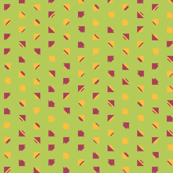 Kare vektör şablonu ve birden fazla üçgenden yapılmış ok figürleri. Düz arkaplan ile üretken sanat 