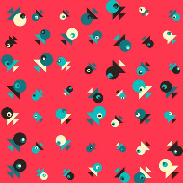 抽象的なカラフルなパターン背景イラスト — ストックベクタ
