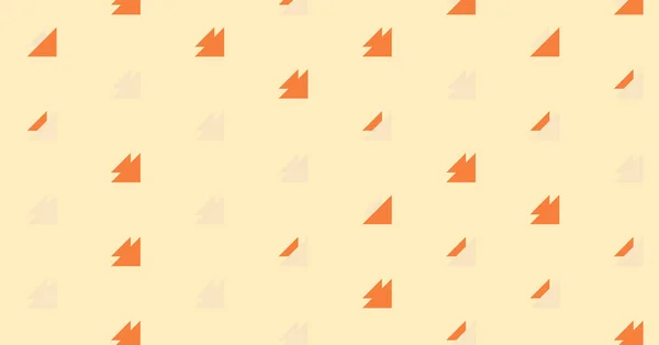 Gabarit Vectoriel Horizontal Avec Des Flèches Plusieurs Triangles Art Génératif — Image vectorielle