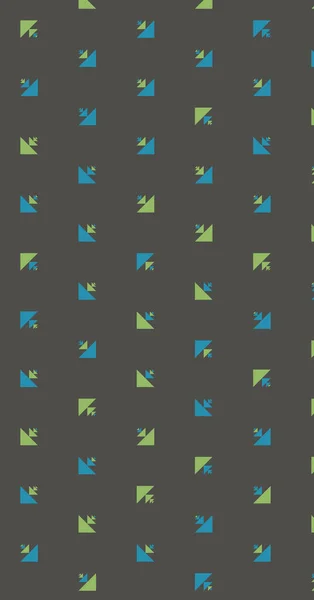 Вертикальний Векторний Шаблон Стрілками Зробленими Декількох Трикутників Покоління Мистецтва Простим — стоковий вектор