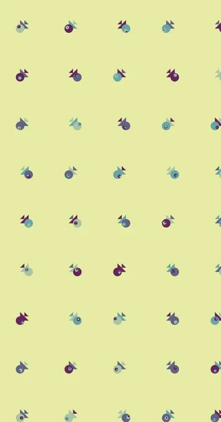 추상적 색상의 Dots Generative Art Background Illustration — 스톡 벡터