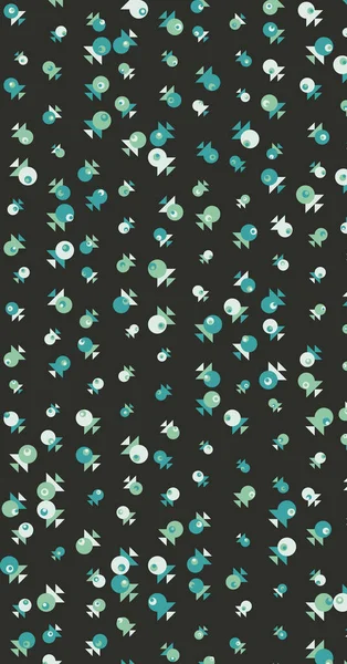 soyut renkli yarım tonlu noktalar üretken sanat arkaplan çizimleri