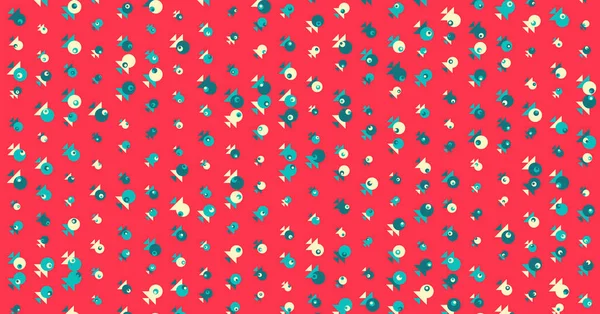 soyut renkli yarım tonlu noktalar üretken sanat arkaplan çizimleri