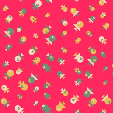 soyut renkli yarım tonlu noktalar üretken sanat arkaplan çizimleri