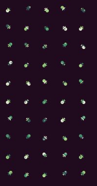 Soyut Renk Yarım Tonlama Noktaları üretken sanat arkaplanı çizimi