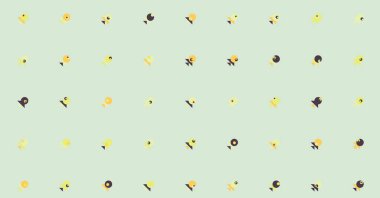 Soyut Renk Yarım Tonlama Noktaları, Üretken sanat arkaplanı çizimi