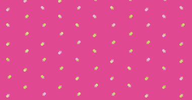 Soyut Renkli Yarım Tonlu Noktalar, Üretken sanat arkaplan çizimi