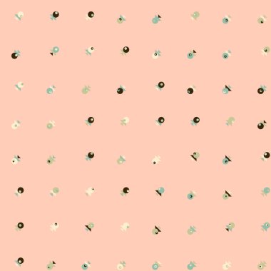 Soyut Renk Yarım Tonlama Noktaları üretken sanat arkaplanı çizimi