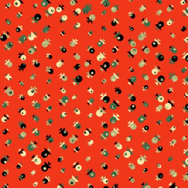 soyut renkli yarım tonlu noktalar üretken sanat arkaplan çizimleri