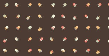 Soyut Renkli Yarım Tonlu Noktalar, Üretken sanat arkaplan çizimi