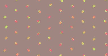 Soyut Renk Yarım Tonlama Noktaları, Üretken sanat arkaplanı çizimi