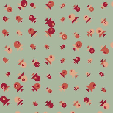 soyut renkli yarım tonlu noktalar üretken sanat arkaplan çizimleri