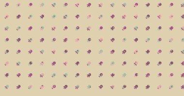 soyut renkli yarım tonlu noktalar üretken sanat arkaplan çizimleri