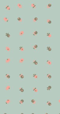 Soyut Renk Yarım Tonlama Noktaları üretken sanat arkaplanı çizimi