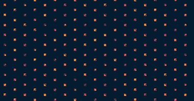 Çoklu üçgenden yapılmış ok şekilli yatay vektör şablonu. Düz arkaplan ile üretken sanat 