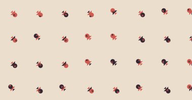 Soyut Renk Yarım Tonlama Noktaları, Üretken sanat arkaplanı çizimi