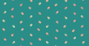 Soyut Renk Yarım Tonlama Noktaları üretken sanat arkaplanı çizimi