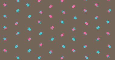 Soyut Renkli Yarım Tonlu Noktalar, Üretken sanat arkaplan çizimi